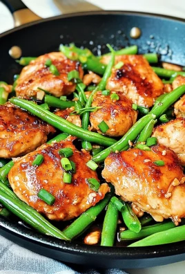 Keto Honey Garlic Chicken and Green Bean Skillet