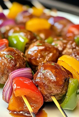 Keto Sweet and Sour Meatball Kebabs