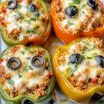 Keto Turkey Stuffed Peppers