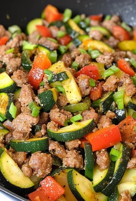 Keto Zucchini And Sausage