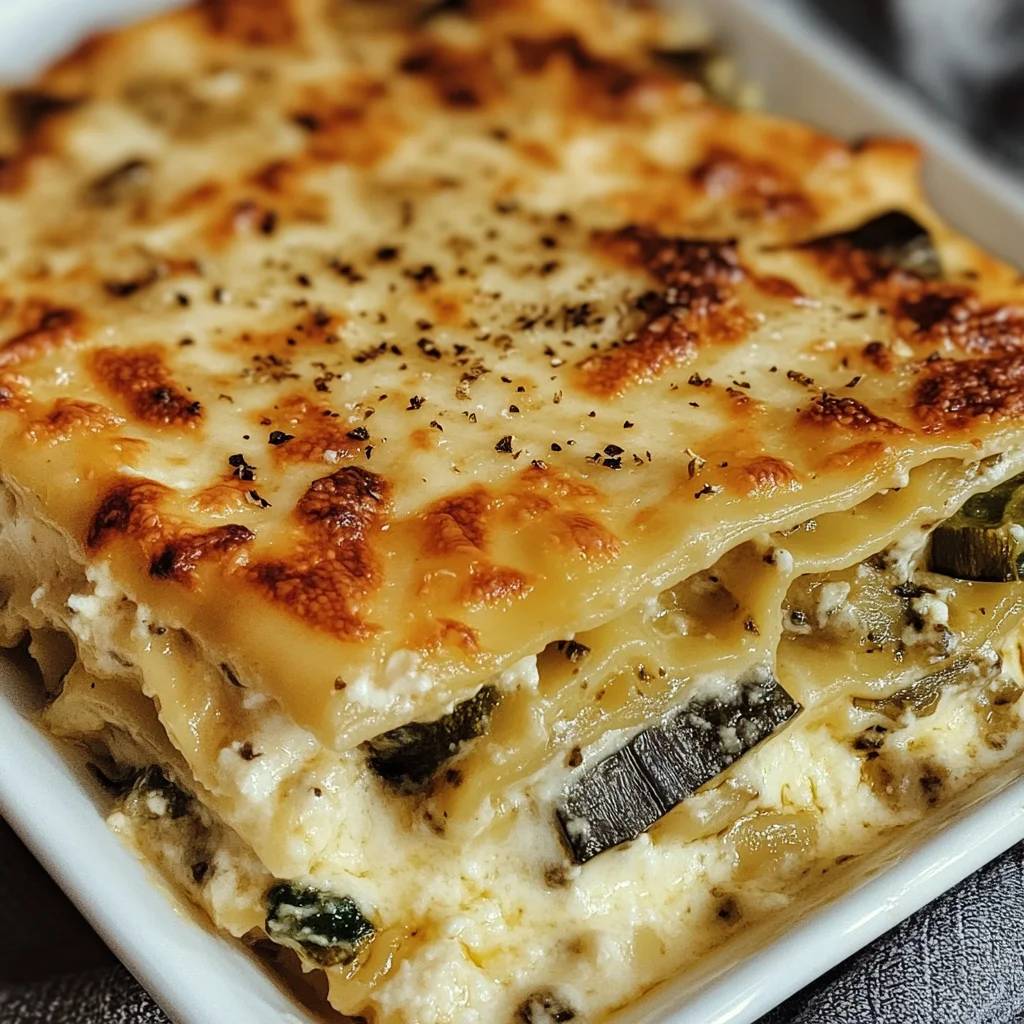 Loaded Veggie White Lasagna