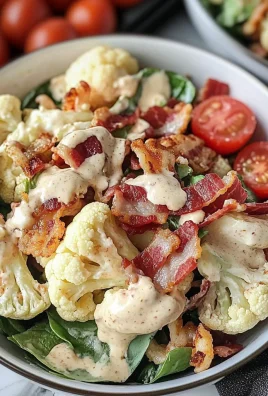 Low-Carb BLT Cauliflower Salad
