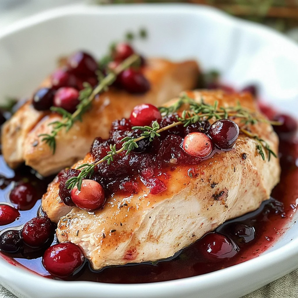 Low-Carb Cranberry Turkey Breasts