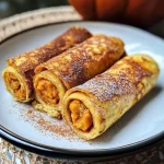 Low-Carb Pumpkin French Toast Roll Ups