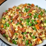 Low-Carb Veggie Egg Fried Rice With Bacon