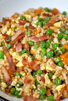 Low-Carb Veggie Egg Fried Rice With Bacon