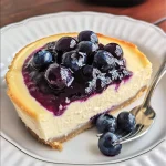 Low Carb Blueberry Yogurt Cheesecake