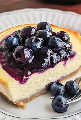 Low Carb Blueberry Yogurt Cheesecake