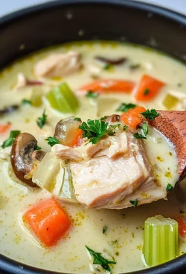 Low Carb Creamy Leftover Turkey Soup