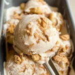 No-Churn Caramel Apple Crisp Ice Cream