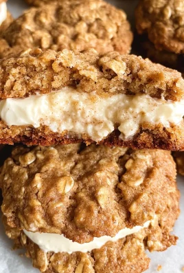 Oatmeal Cookie Sandwiches with Cream Cheese Filling