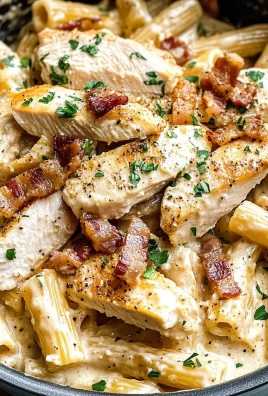 One Pot Chicken and Bacon Pasta