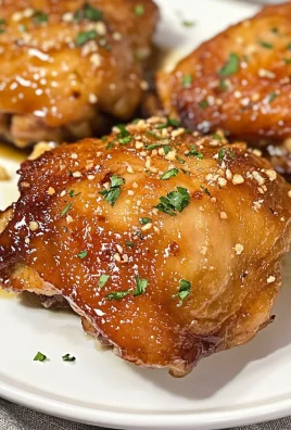 Oven-Baked Keto Honey Garlic Chicken Thighs