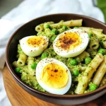 Pea Pesto Pasta Bowl