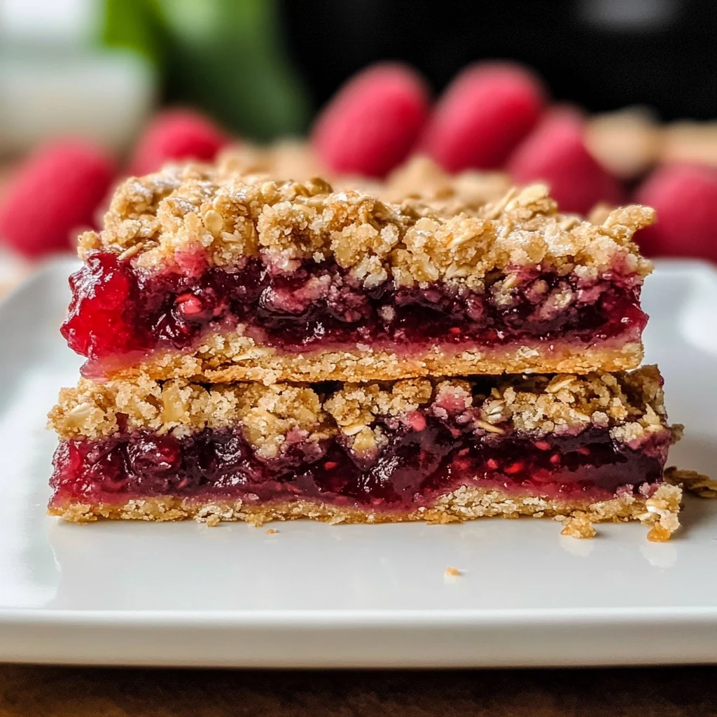 Raspberry Oatmeal Bars