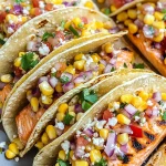 Salmon Tacos With Corn Salsa