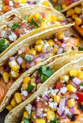 Salmon Tacos With Corn Salsa