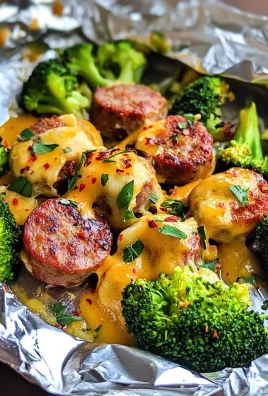 Sausage Broccoli Foil Packets