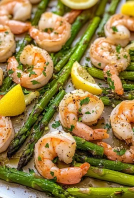 Sheet Pan Garlic Shrimp and Asparagus