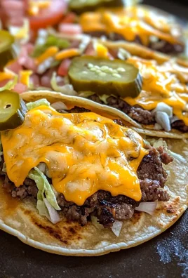 Smashed Cheeseburger Tacos
