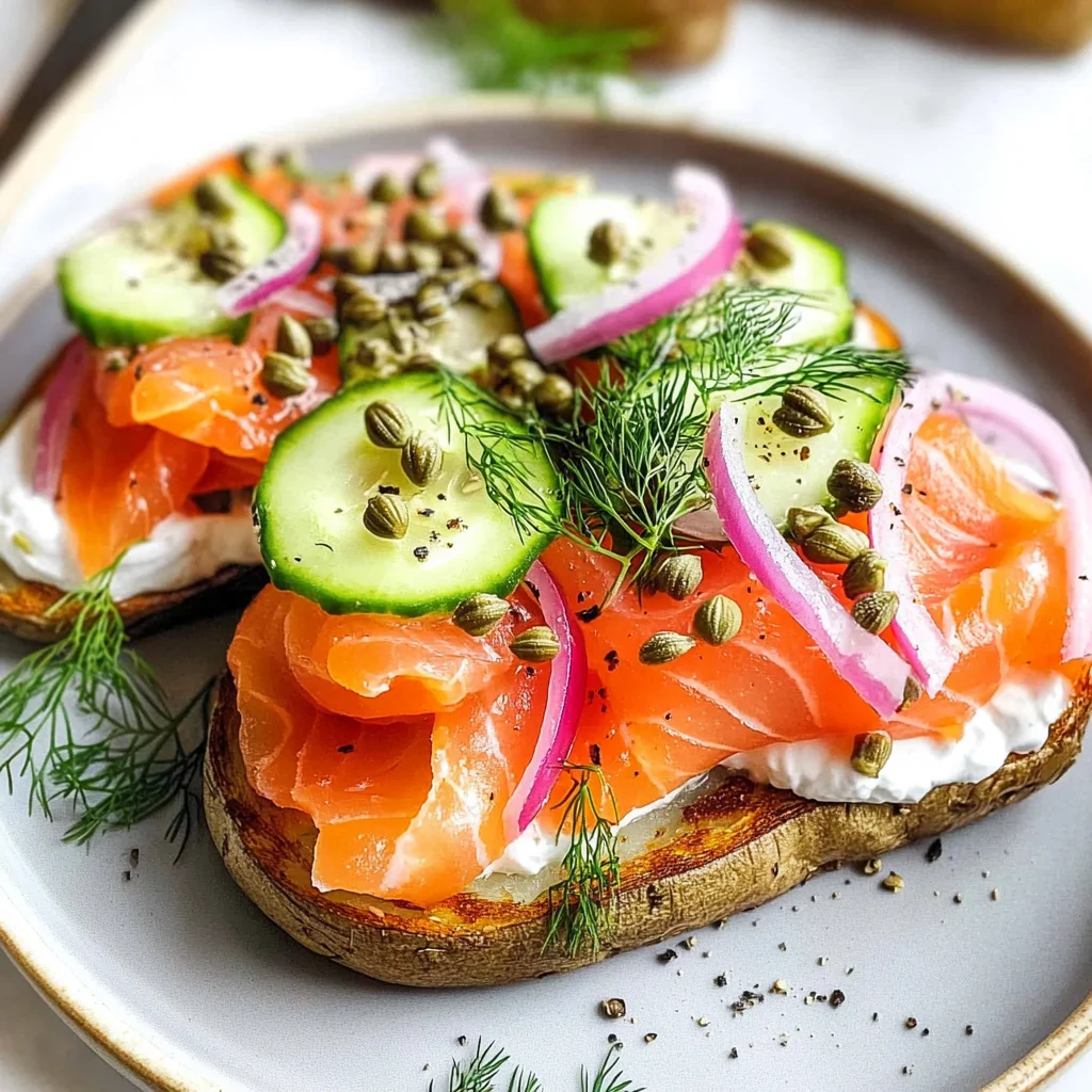 Smoked Salmon Toast
