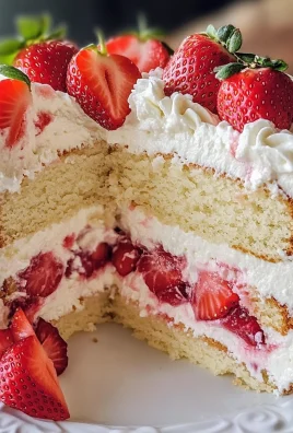 Strawberries Cream Cake