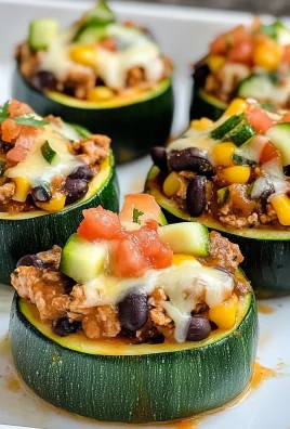 Taco Stuffed Zucchini Cups