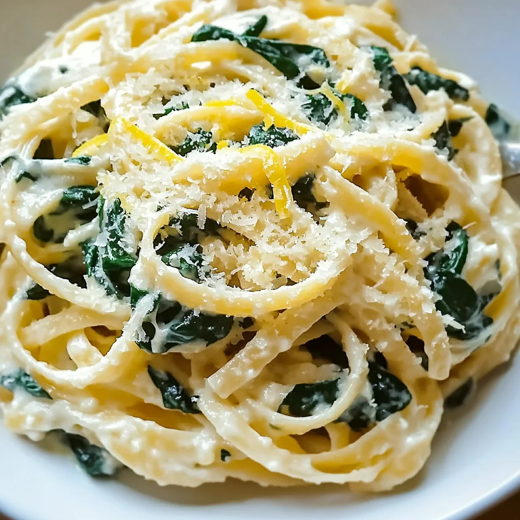 The Best Lemon Ricotta Pasta with Fresh Spinach Recipe
