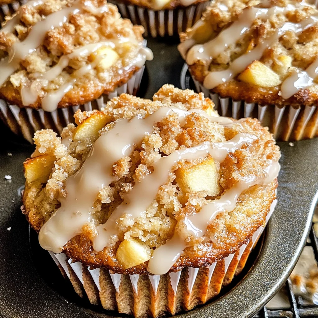 Vegan Apple Muffins With Oat Streusel