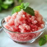 Watermelon Granita Frozen Dessert