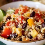 Zesty Quinoa Lime Salad with Black Beans