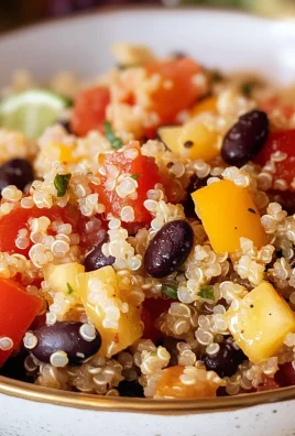 Zesty Quinoa Lime Salad with Black Beans