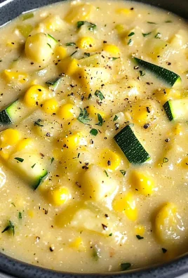 Zucchini Corn Chowder (Light and Creamy)
