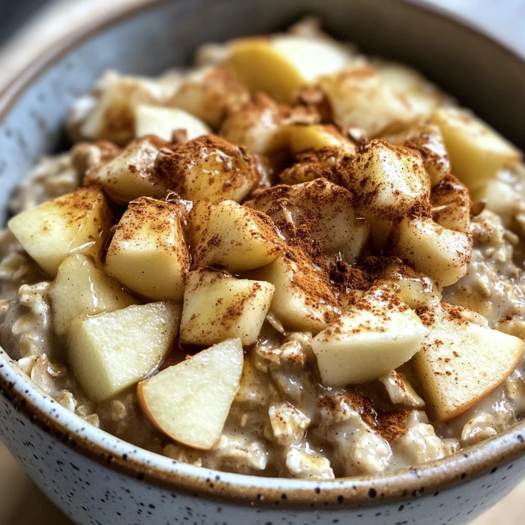 Apple Cinnamon Overnight Oats Recipe (Easy and Healthy)