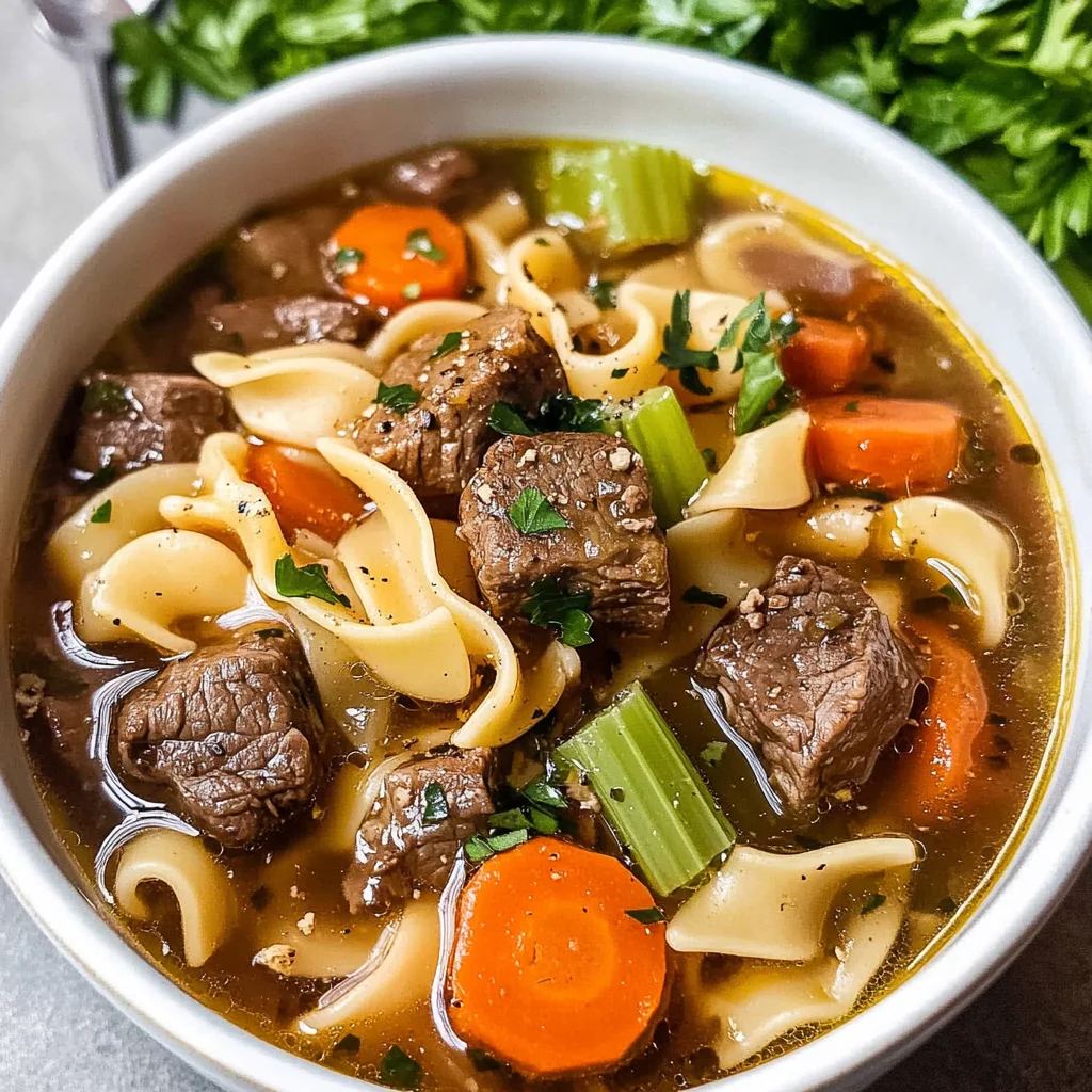Beef Noodle Soup Recipe