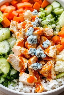 Buffalo Chicken Rice Bowl