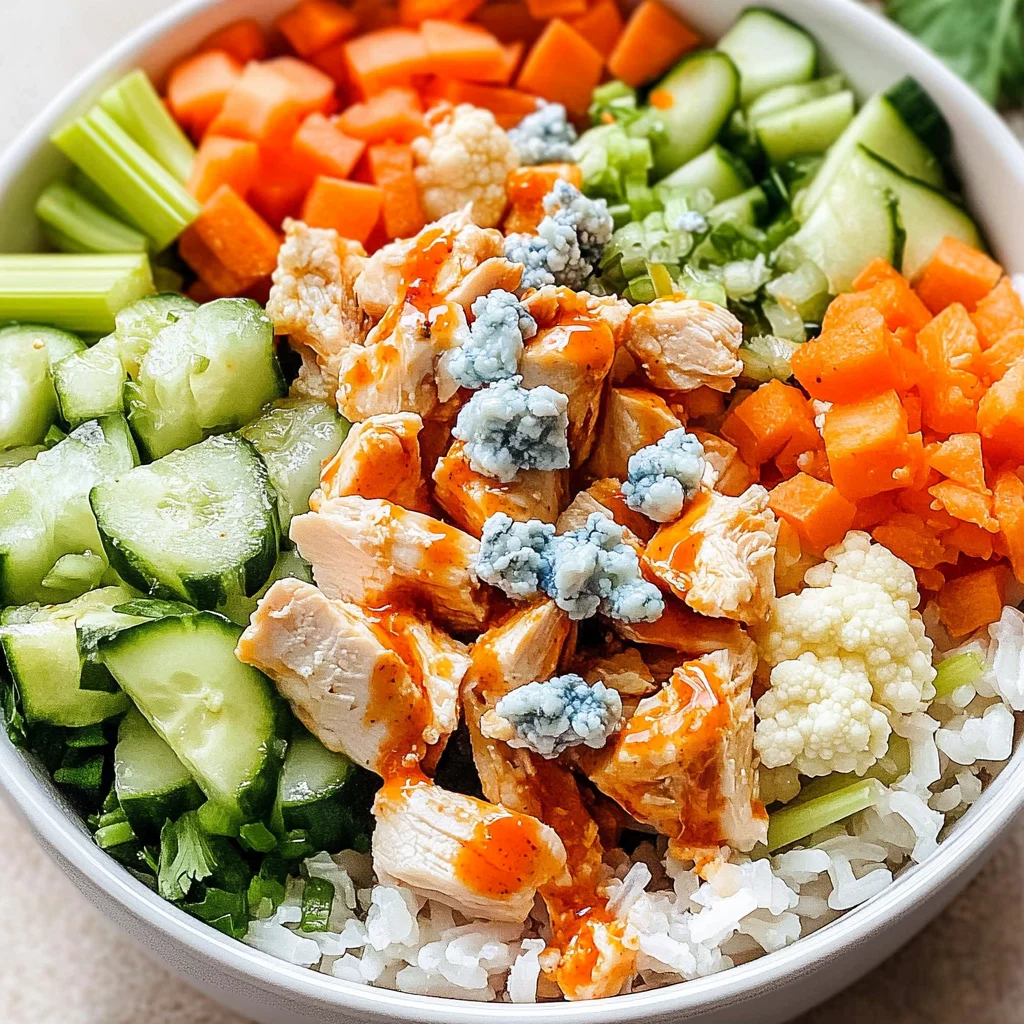 Buffalo Chicken Rice Bowl