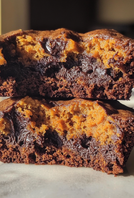 Chocolate Pumpkin Muffins