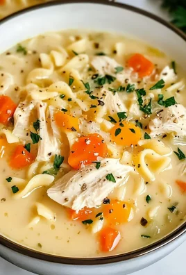 Creamy Crack Chicken Noodle Soup Recipe
