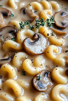 Creamy Mushroom Pasta Soup