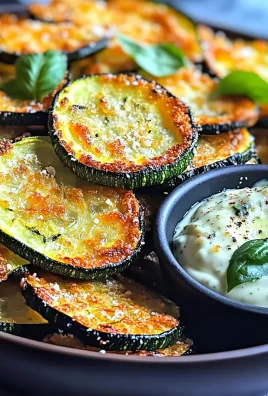 Crispy Lemon Parmesan Zucchini Chips with Basil Aioli