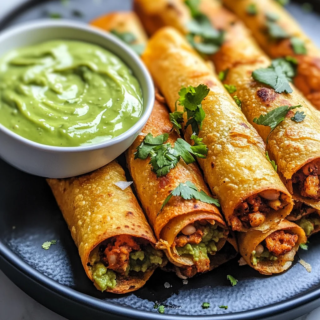 Crispy Vegan Taquitos Recipe