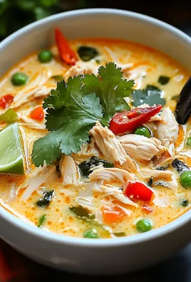 Crockpot Thai Coconut Chicken Soup