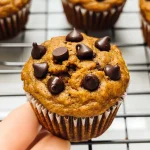 Delicious Pumpkin Protein Muffins with Chocolate Chips Recipe