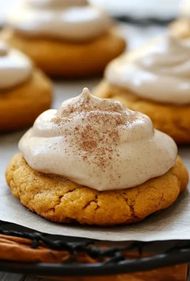 Delicious Soft Pumpkin Cookies with Cinnamon Frosting