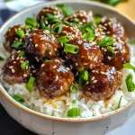 Easy Meatballs and Rice Bowl Recipe