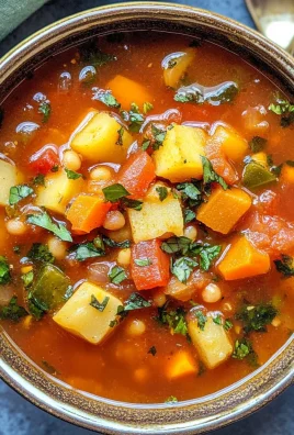 Easy Moroccan Vegetable Soup