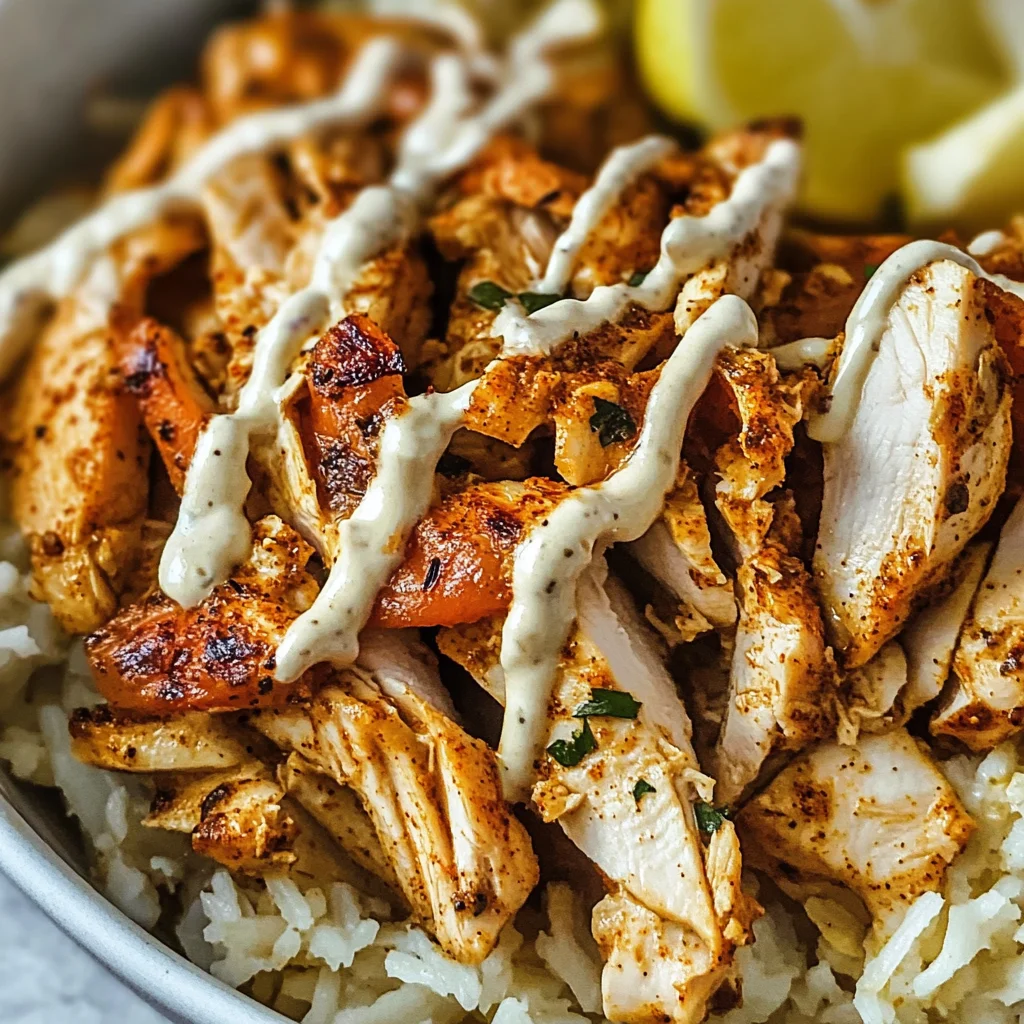 Easy Slow Cooker Chicken Shawarma