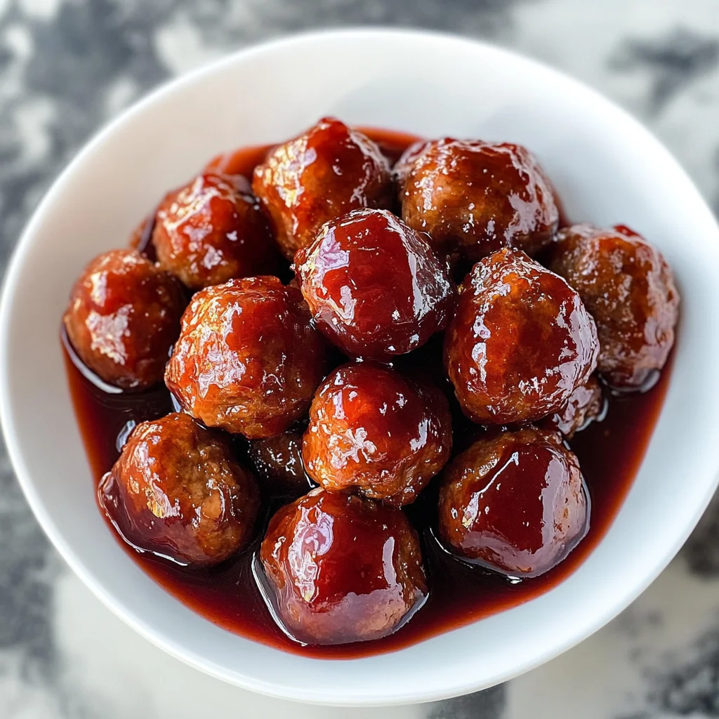Grape Jelly Meatballs Recipe