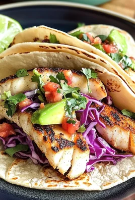 Grilled Fish Tacos with Chipotle-Lime Dressing
